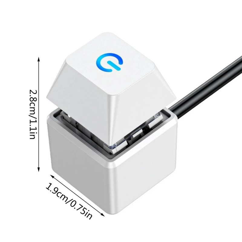 DN59 Desktop Computer Power Switching Button External Remote Start Computer Motherboards Power Button Extension Cable