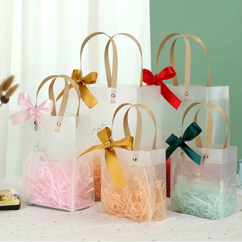 Clear Gift Bag Wedding Party Candy Bag Faux Pearl Chain Handbag PVC  Multi-functional Reusable for Bridal Party Wedding Birthday - AliExpress