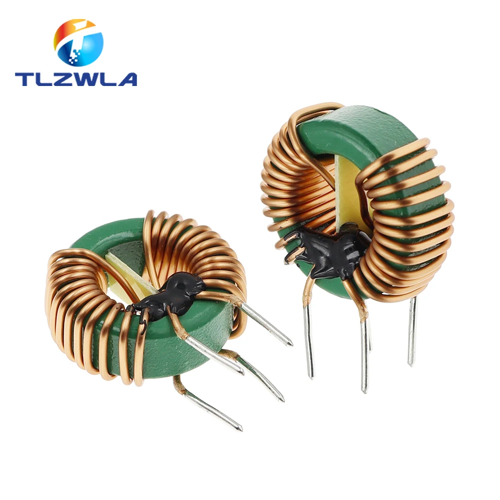 10PCS Common Mode Inductance 22*14*8 2MH 1.0 line Diameter 10A Magnetic Ring inductance Power Supply Filter inductance Coil