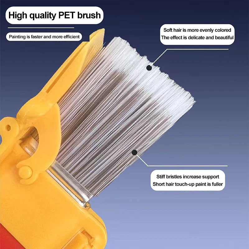 Edging Color Separation Paint Brush Handheld Paint Edger Tool Indoor Outdoor Professional Corner Paint Brush For Wall & Ceilings