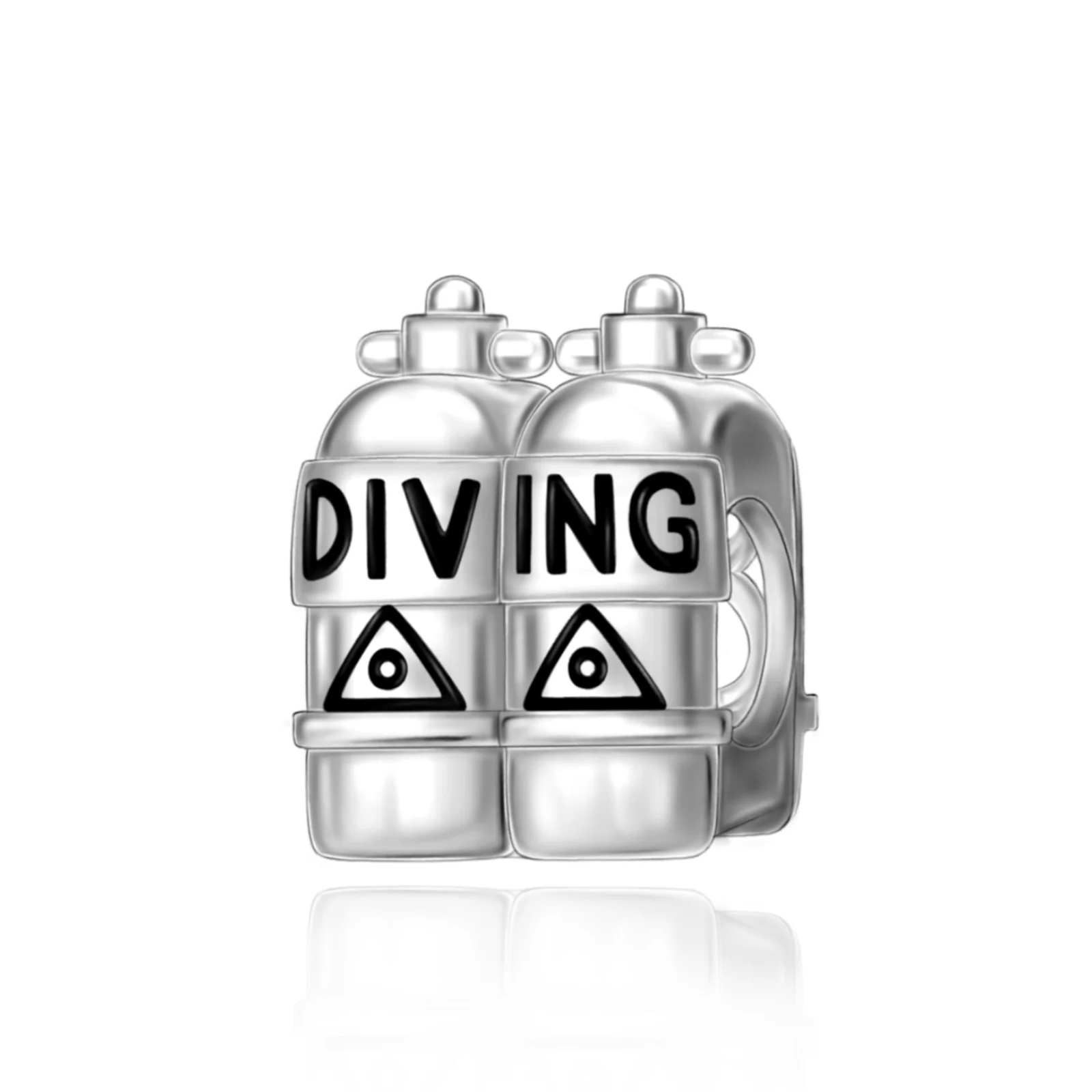 Huoonew Fit Original Pan Charm Bracelet  925 Silver Scuba Diving Shoe Helmet Dress Equipment Bead For Making Teens Berloque 4