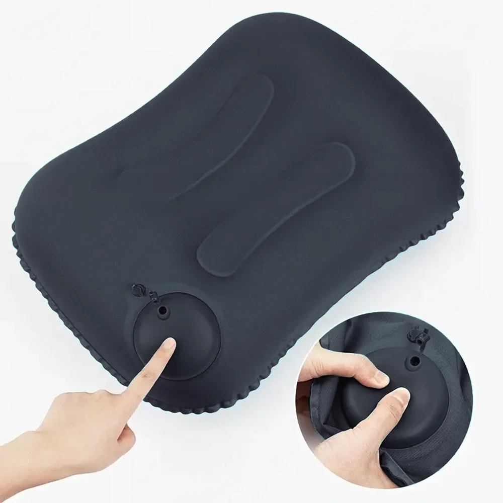 Description Picture 5 of itemMultifunctional Inflatable Pillow for Travel,Home,Work,and Camping - Foldable Portable Press Type Pillow for Comfortable Sleep