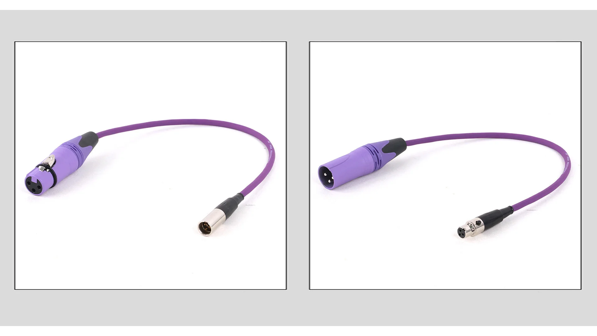 0,3 M-15 M Mehrere Farben MINI XLR Buchse/Stecker 3PIN Adapter Kabel 3-pin XLR Stecker auf Mini Buchse Audio Kabel für BMPCC 4K – Detail 4