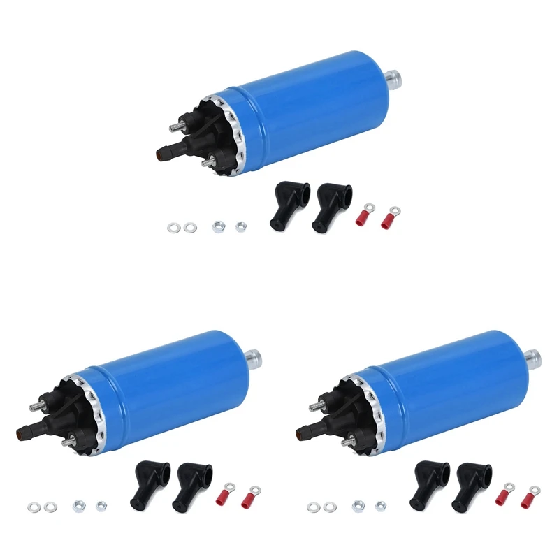 

3X Universal High Pressure Electric Fuel Pump For 0580464070 0580464038 For Renault BMW ALFA PEUGEOT Opel
