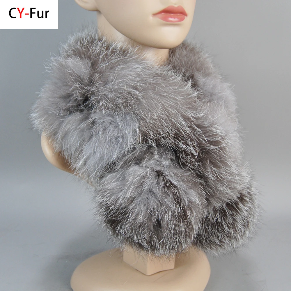 

New 100% High End Real fox fur collar Woman luxury comfortable real fox fur scarf Lady Elegant real fox fur collar free shipping