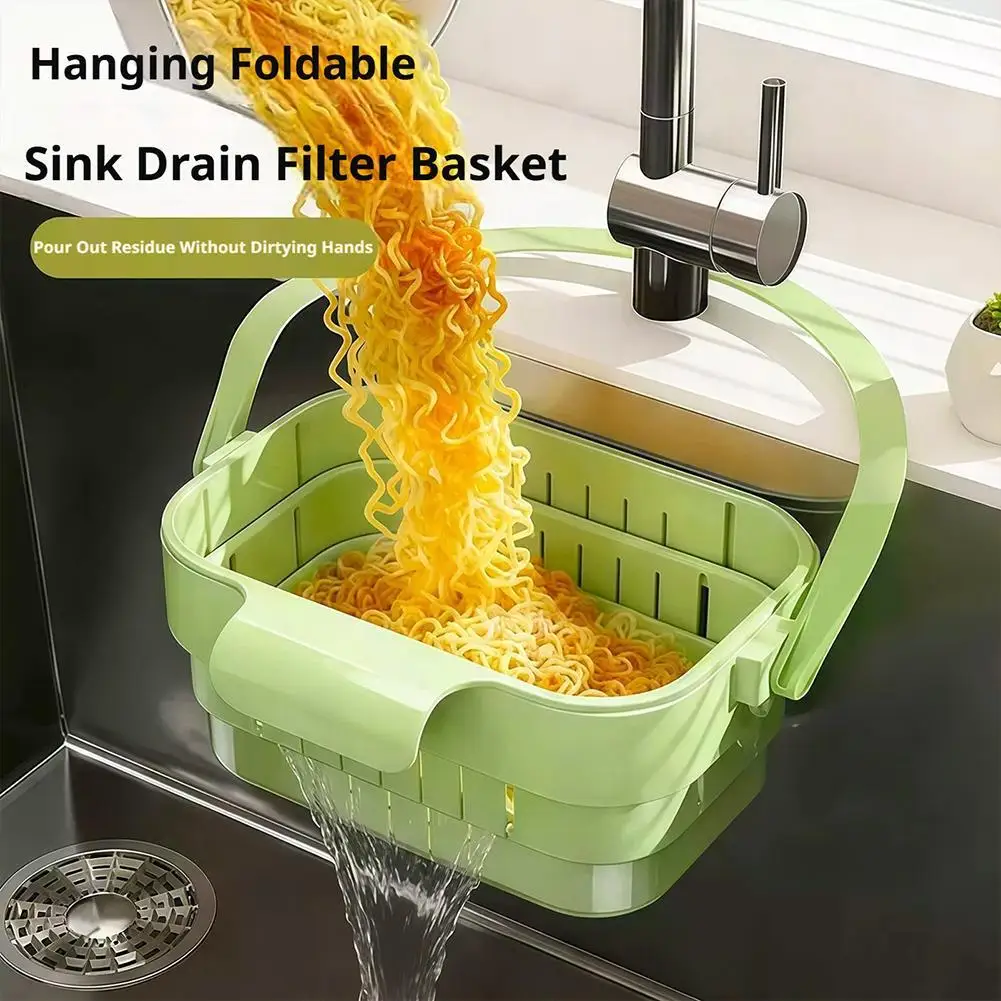 Multifunctional Kitchen Sink Drain Basket & Quick Drainage Tool Organizer