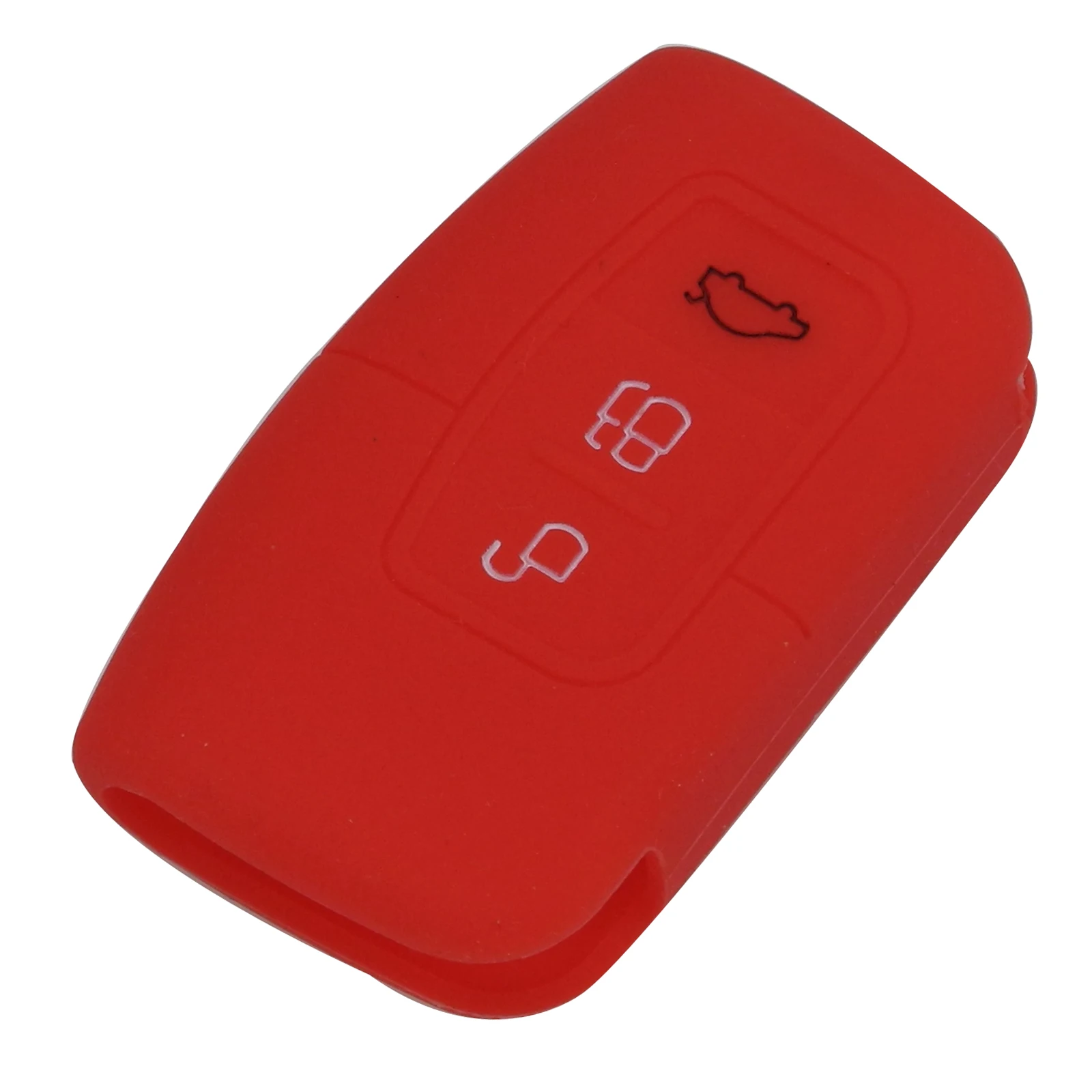 Key Case Cover 3 Button Remote Smart Silicone Car Key Case Cover Fob For Ford Focus Kuga 2010 Keyless FOB