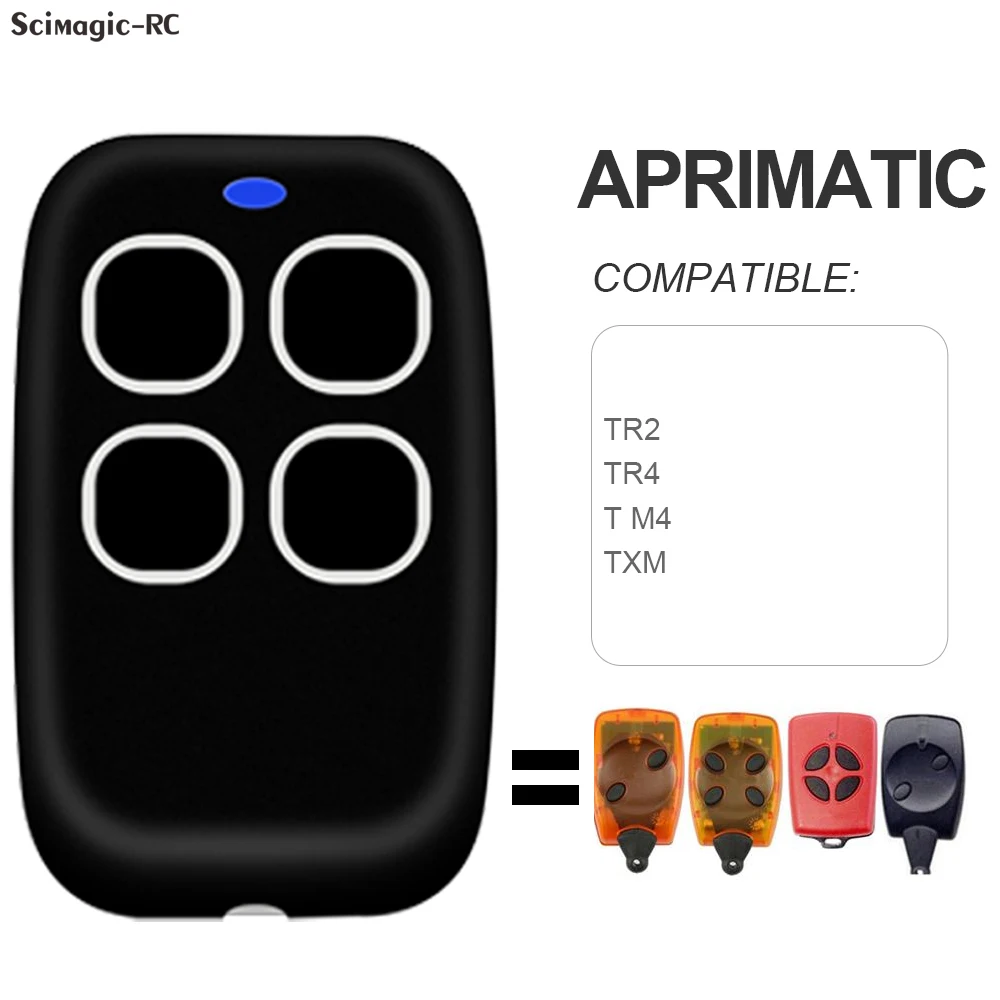 Aprimatic Tx2M Telecomando Per Garage 433.92Mhz Controllo Cancello Cloni Tr2 Tr4 Tm4 Txm Trasmettitore Rolling Code