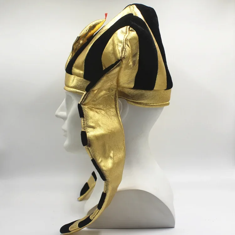 Party Hat Halloween Witch Hat Halloween Hat Lamp Halloween Easter Show Party Hat Egyptian Golden Hat Pharaoh Egyptian Pharaoh Funny Snake Head