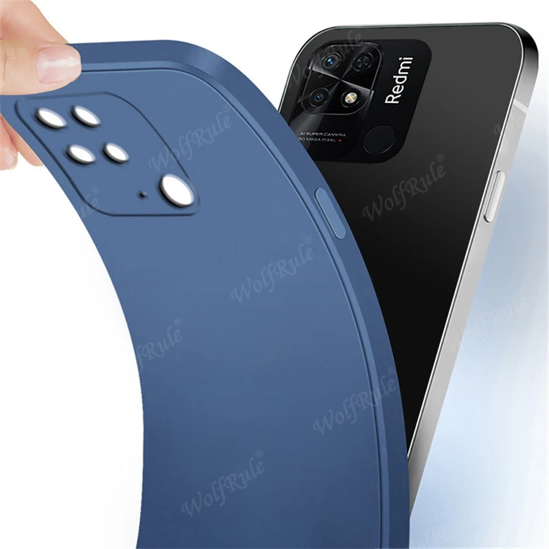 Shockproof Liquid Silicone Case Cover - Original Back TPU Soft s