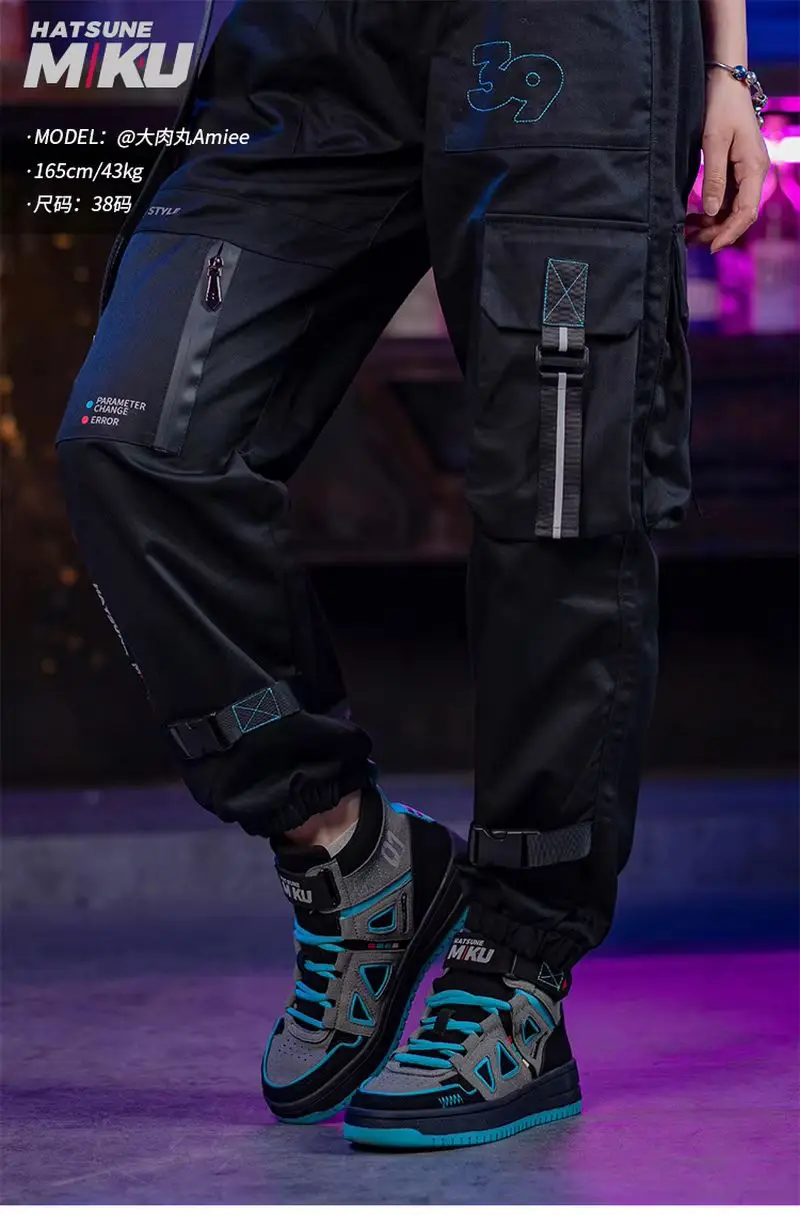 Hot Moeyu Hatsune Miku Shoes For Men Vocaloid Cosplay Male