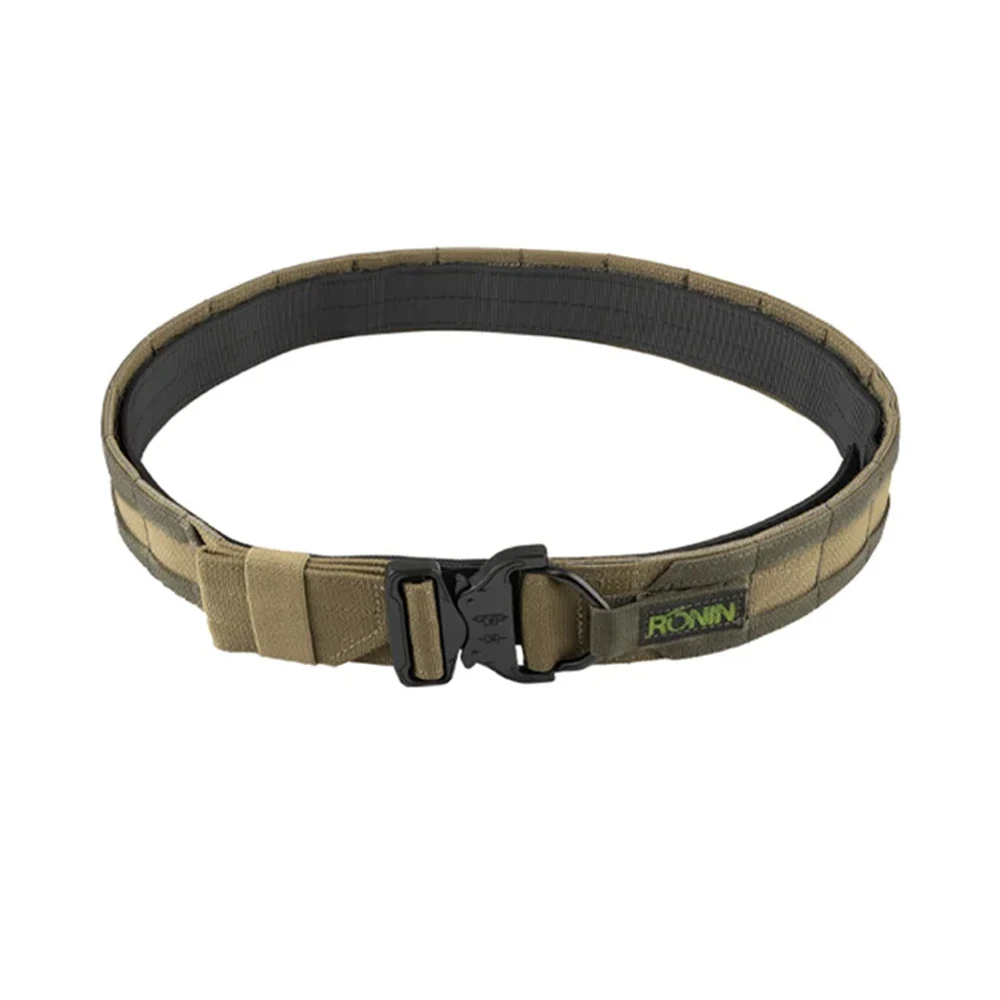 New 1.5 Inch Double Layer Belt Tactical Molle Belt Multicam CS Outdoor  Hunting Combat Belt