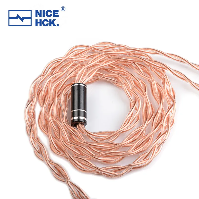 

NiceHCK GCT5 Earbud Replace Wire 5N OCC Earphone Upgrade Earhook Cable 3.5/2.5/4.4mm MMCX/QDC/0.78mm 2Pin For M5 Aurora OH2 IEM