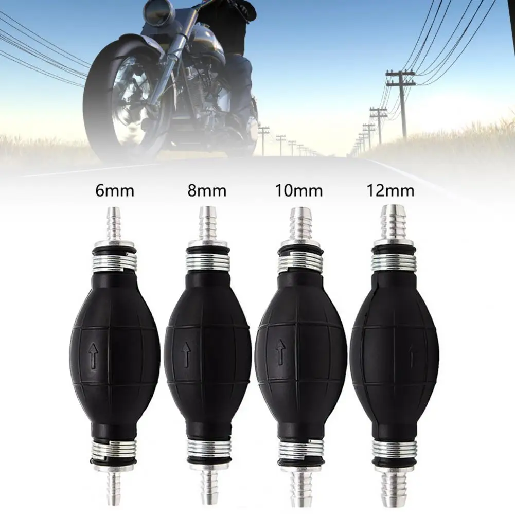 6/8/10/12mm Fuel Hand Pump Universal High Durability One-way Valve Primer Bulb for Marine