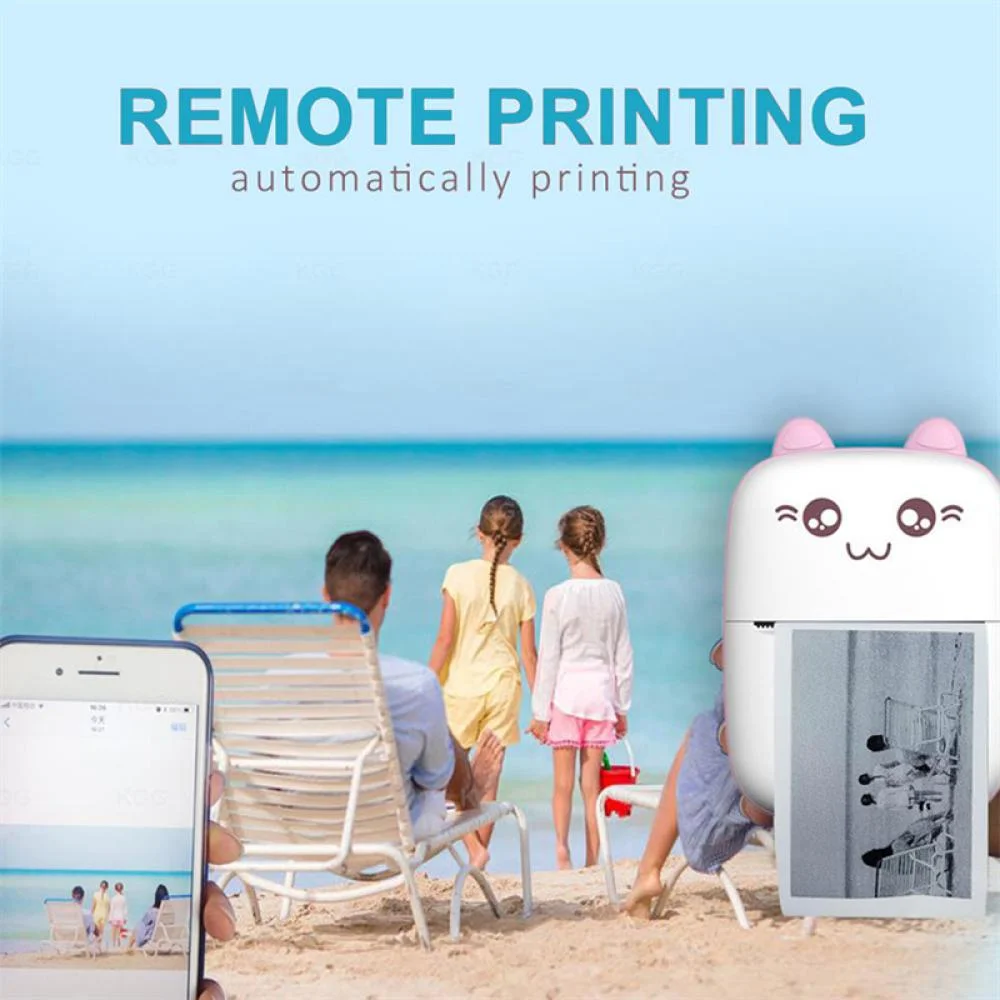 C9 Mini Pocket Printer Xmas Gifts for Kids Portable Thermal Printer for Picture/Photos/Receipts/Notes/Lists/Label/Memo/Christmas