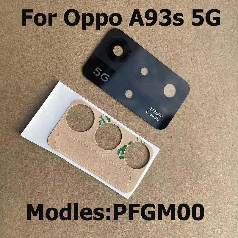 

Стекло для камеры для Oppo A93s 5G задняя камера стеклянная крышка объектива с клеем, стикер запасные части PFGM00