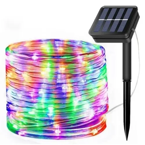 300LED Solar Rope Strip Light Outdoor Waterproof Fairy Light Strings Christmas Decor for Garden Lawn Tree Yard Fence Pathway - Image 7