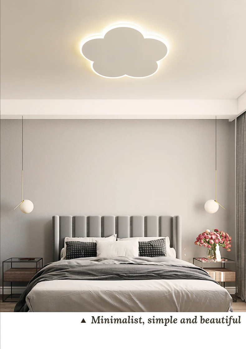 2022 Ceiling Lights Nordic Modern Minimalist Home Decoration Living Room Bedroom Children's Dining Room Chandelier LED Indoor fall ceiling light