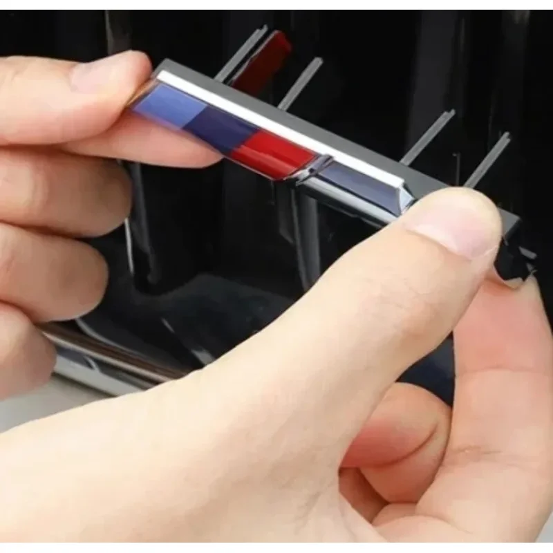 BMW 3D 프론트 그릴 배지 X1 X2 X3 X4 X5 F48 G01 E84 E83 F39 F10 F30 G11 G07 G86 G60 E60 차량 바디 장식 자동차 액세서리