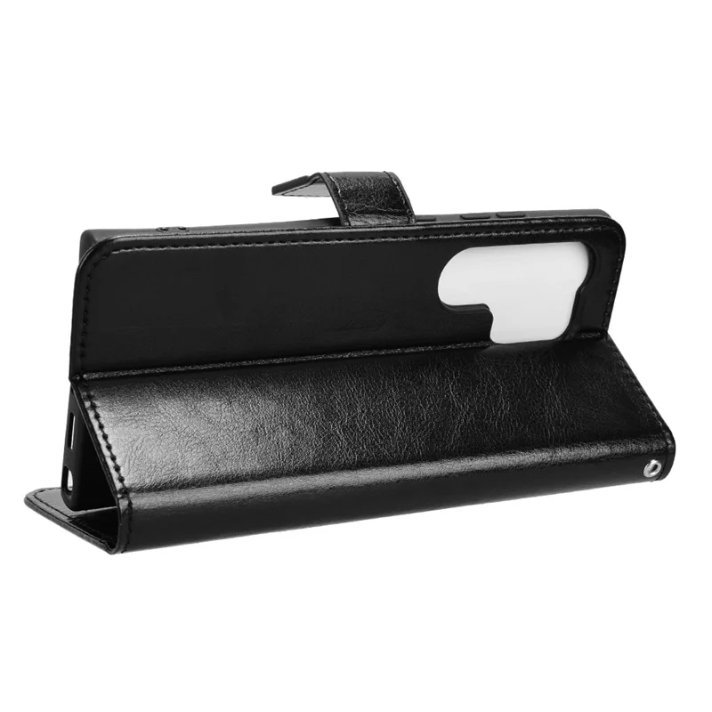 Luxury Crazy Horse Leather Case Skin for Samsung Galaxy S26 Ultra