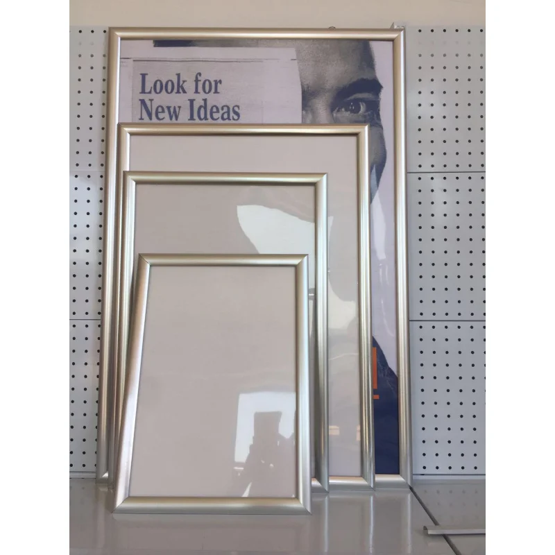 Aluminum alloy advertising frame poster frame, front open design for changing content more conveniently and quickly