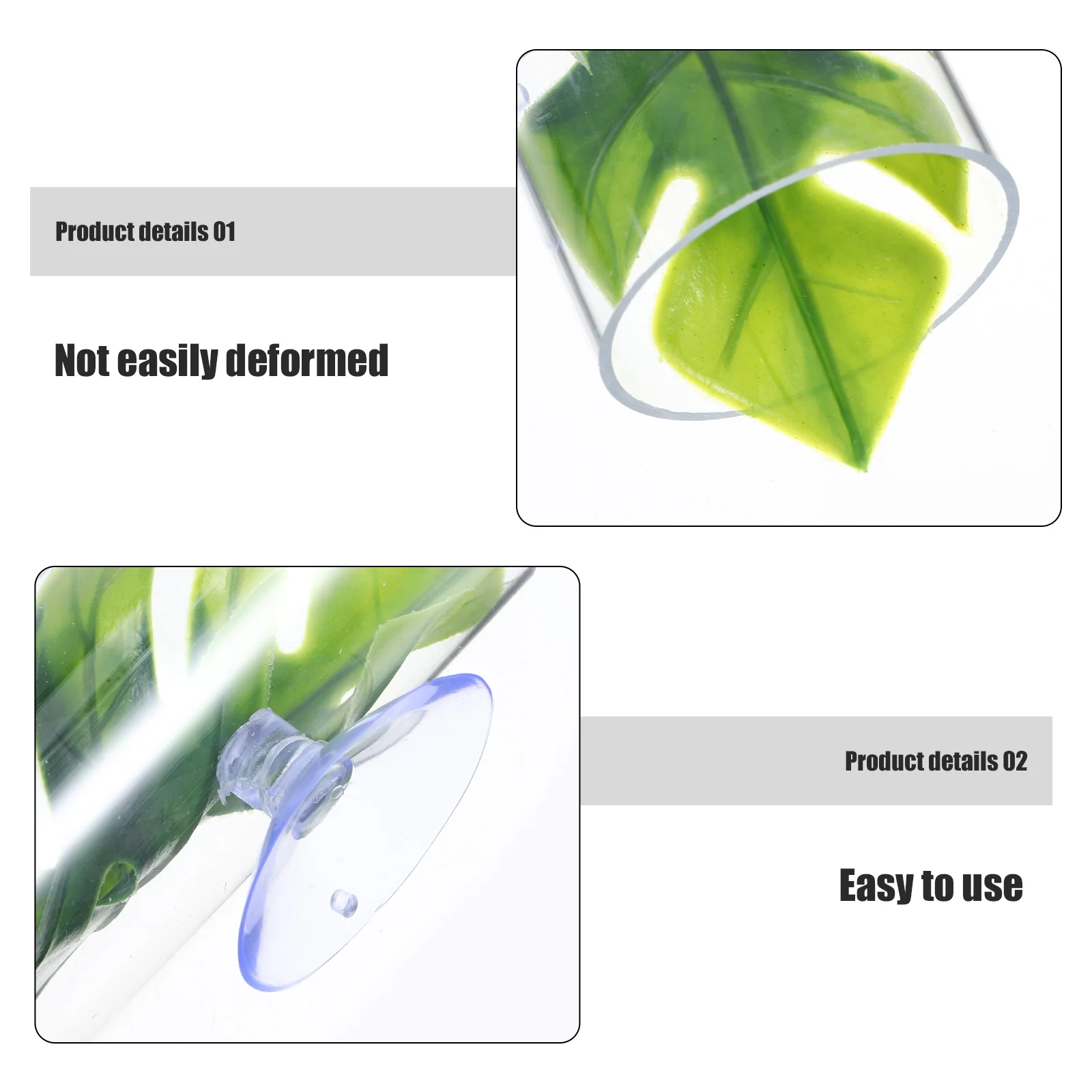 Betta Fish Tunnel Shrimp Hideout Transparent Tube Aquarium Decorations Pet Products Betta Leaf Cave Resting Hammock Toy