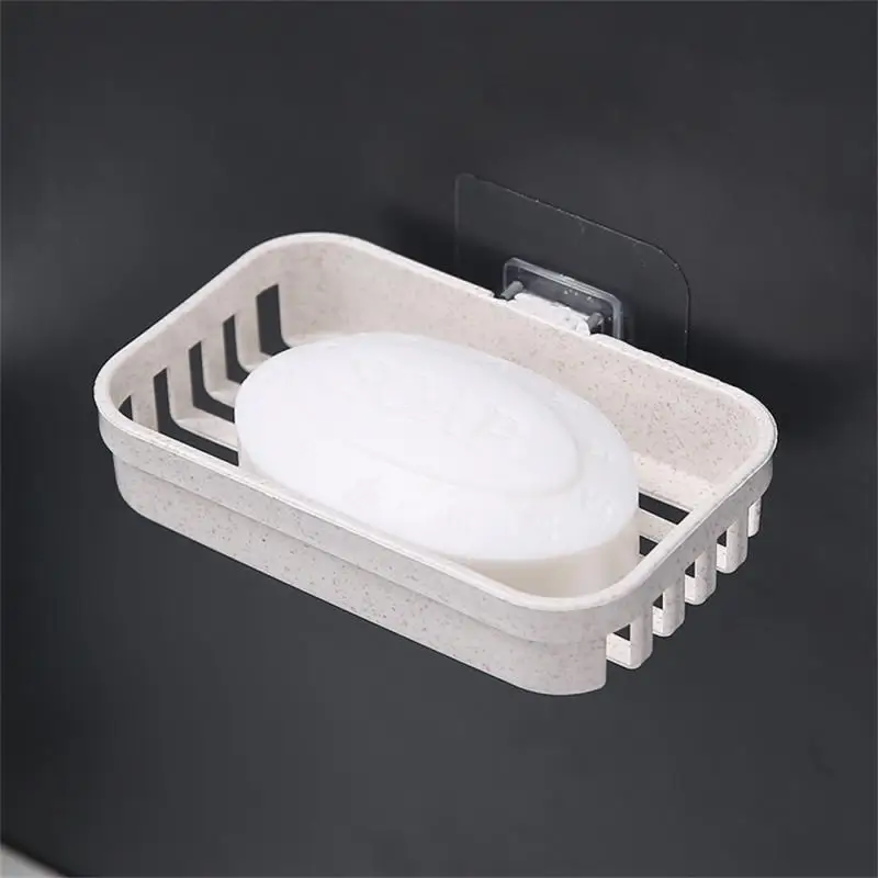 1/2/3PCS Punch-free Double-layer  Sponge Soap Holder Toilet Drain Creative Wall-mounted Bathroom Shelf Headband Storage 5