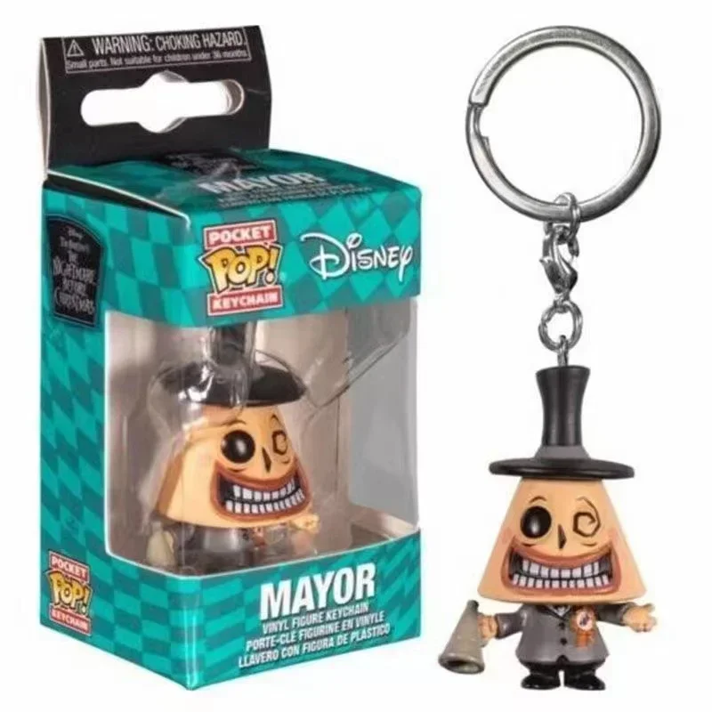 Nuovo Arrivo Funko Pop Disney Portachiavi Mayor Vinyl Action Figure Pocket Pop Portachiavi Giocattoli Per Bambini