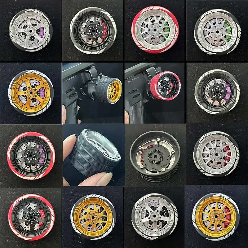 Metallo Rc Telecomando Trasmettitore Volante Volantino Per Flysky Nb4 Sanwa Mt4 Futaba 3Pv Wfly X9