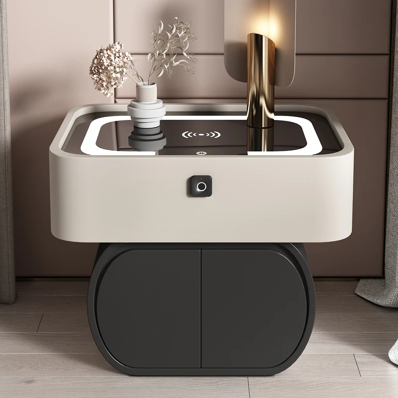 

Smart Drawers Nightstands Headboards Bedroom Organizer Nightstands Corner Library Mesitas De Noche Italian Furniture LQQ20XP