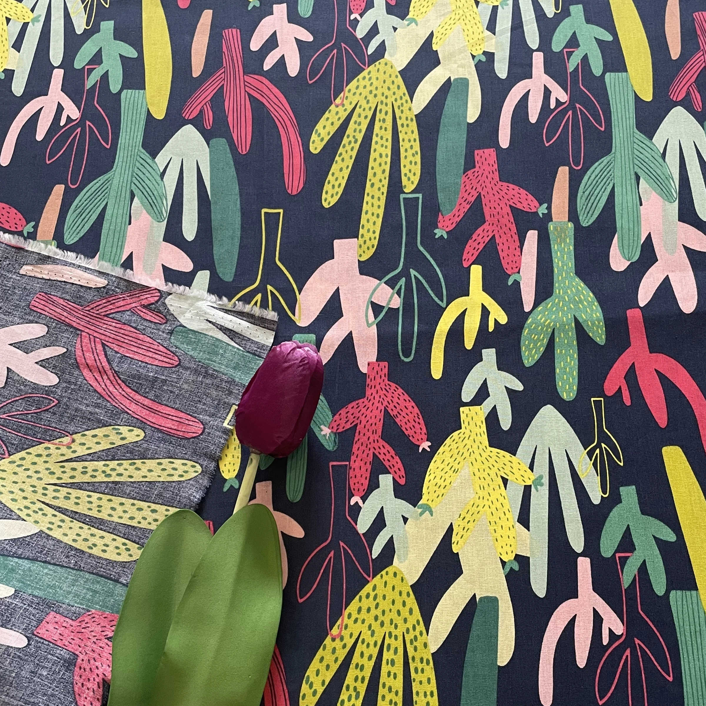 145&times;50CM Cactus Digital Printing 100%Cotton Poplin Sewing Fabric DIY Children's Clothing To Decorate Home Making Baby Dress cotton fabric cotton poplin fabric