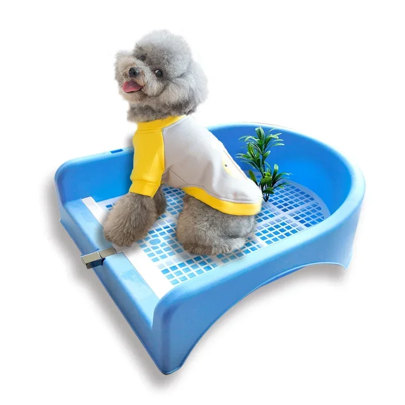 Dog toilet automatic flushing straight drain cleaning small dog teddy potty potty dog cat toilet