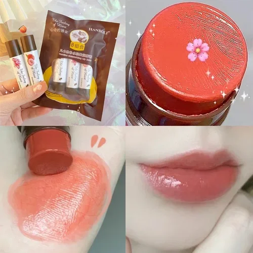 여성용 컬러 립밤 보습 립 틴트, 오래 지속되는 방수 색상 변경 립스틱 화장품, 소녀 립 메이크업, 1 개, 3 개 2