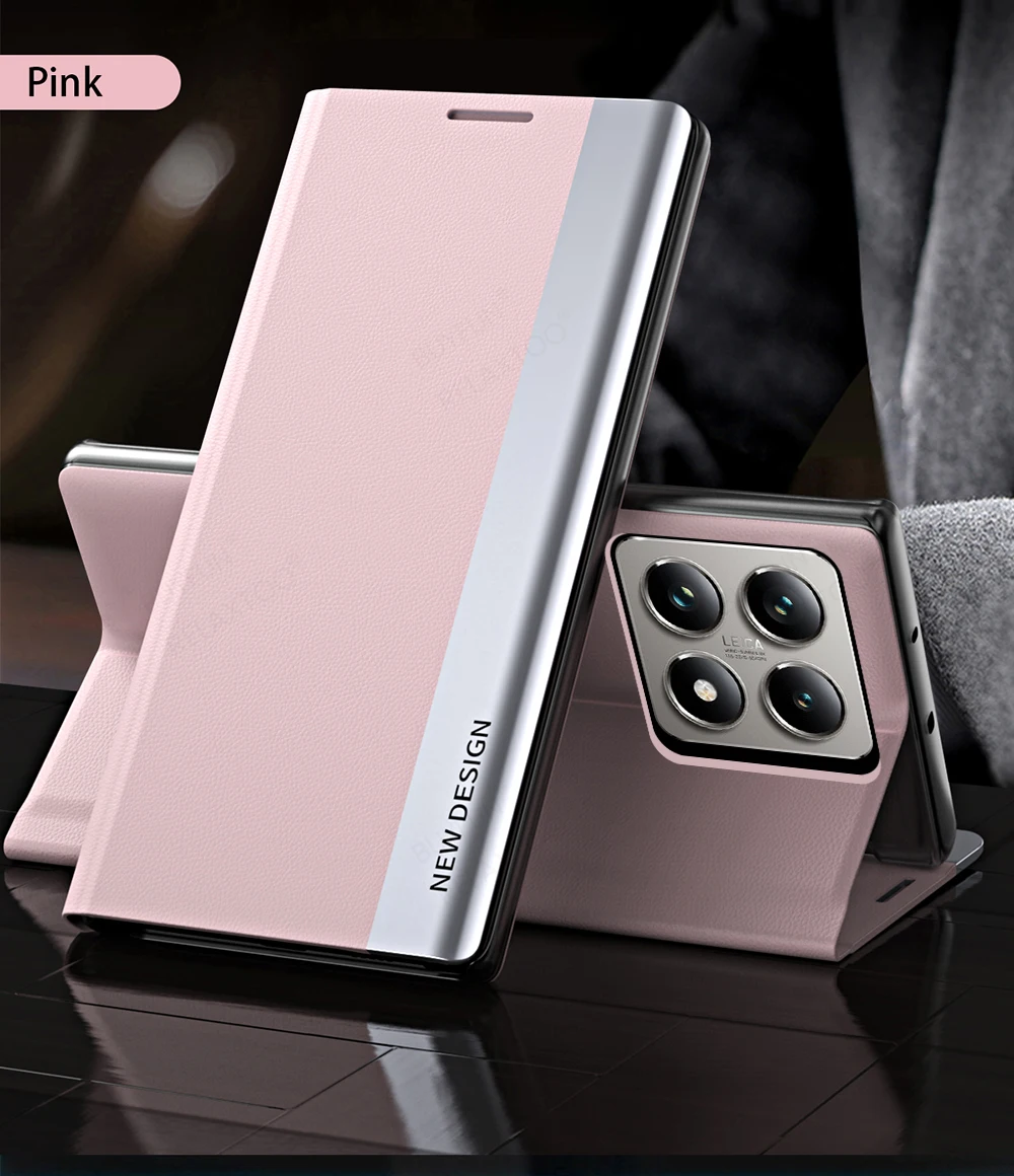 Luxury Leather Flip Phone Case - Elegant Design and Premium Protection