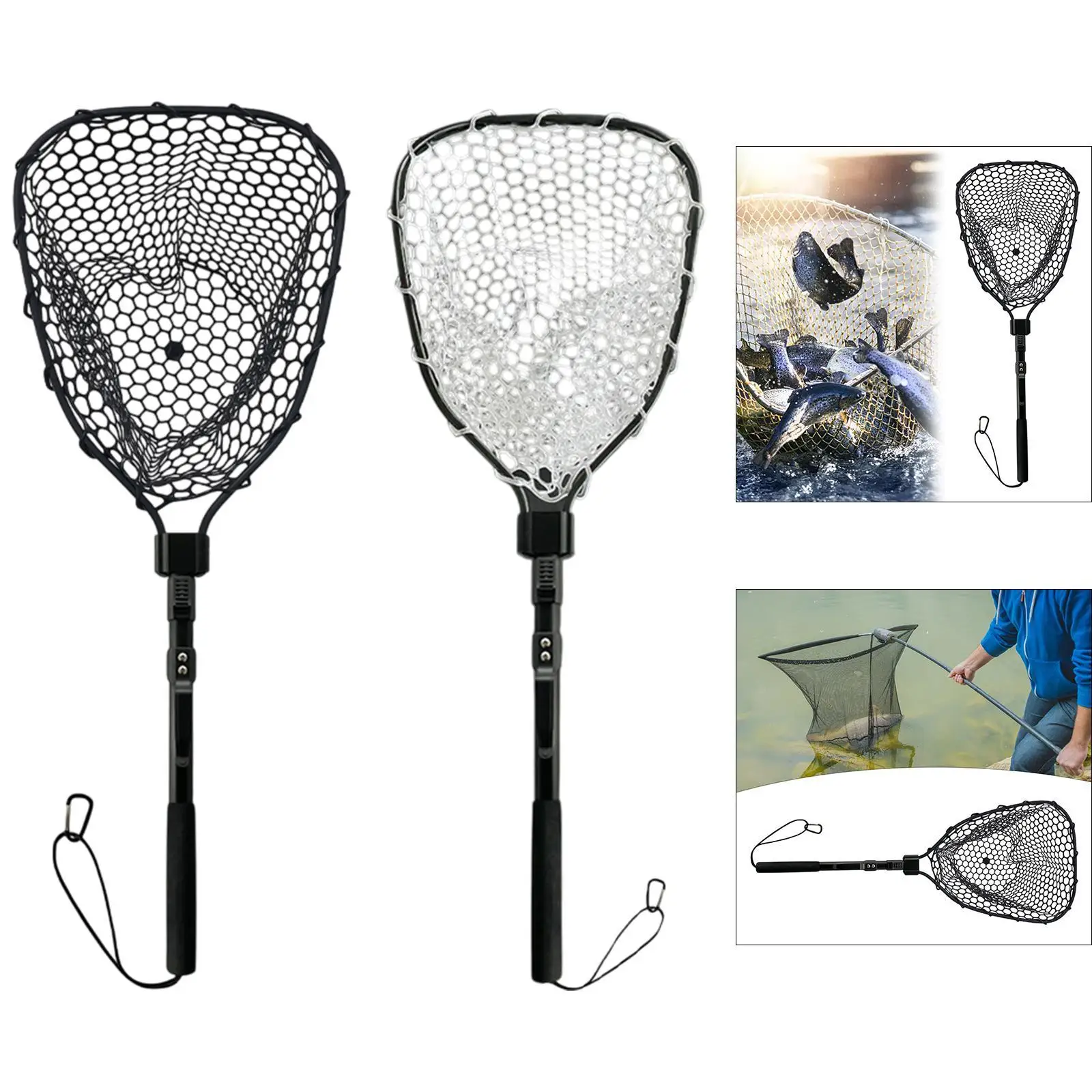 Fishing Net Catching Tool Gear Convenient Comfortable Lightweight Fishermen Gift Folding Fishing Landing Net for Outdoor Boat Fishing Net Catching Tool Gear Convenient Comfortable Lightweight Fishermen Gift Folding Fishing Landing Net for Outdoor Boat