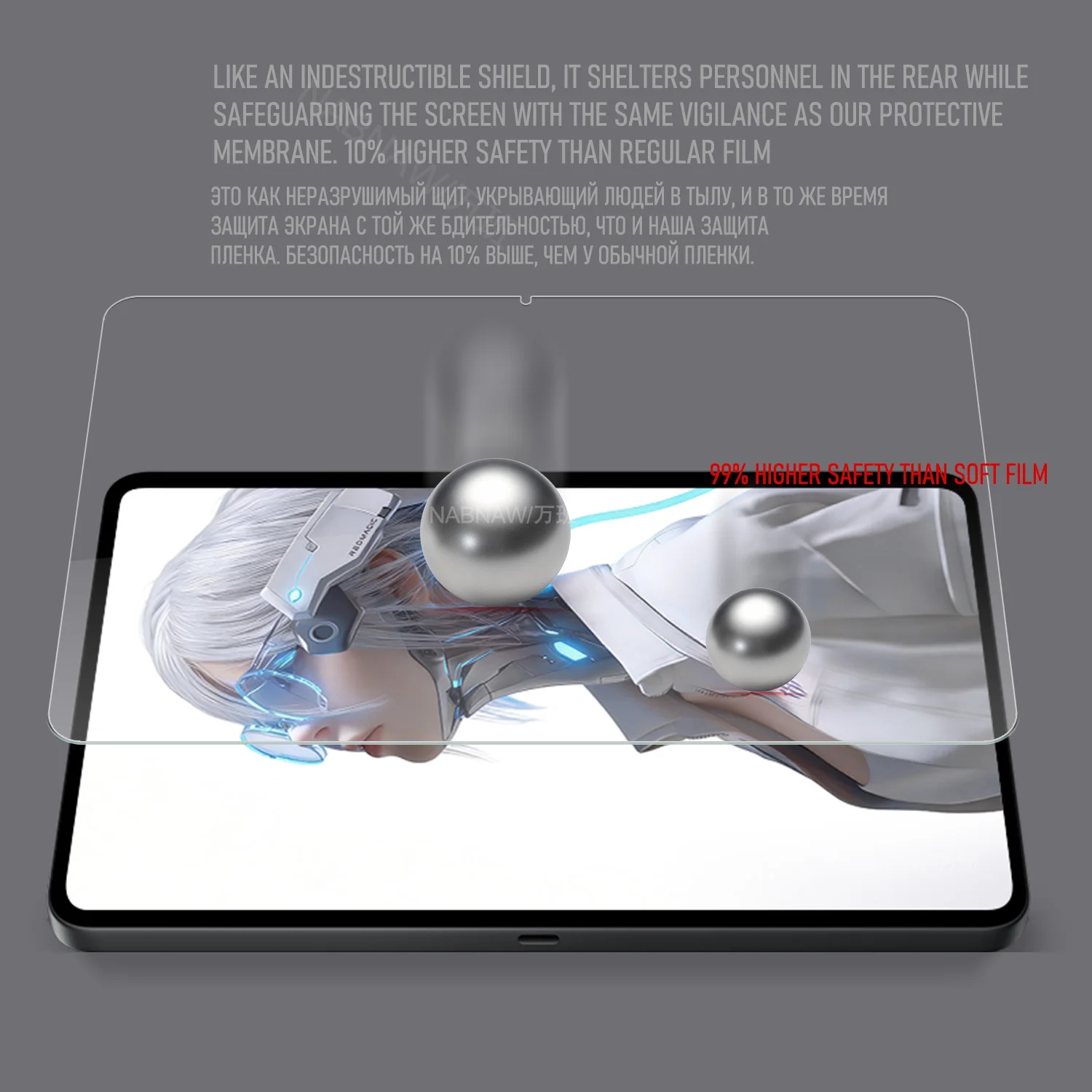 Premium Tempered Glass Screen Protector - 9H Scratch Proof, Oil-Coated, 2-Pack