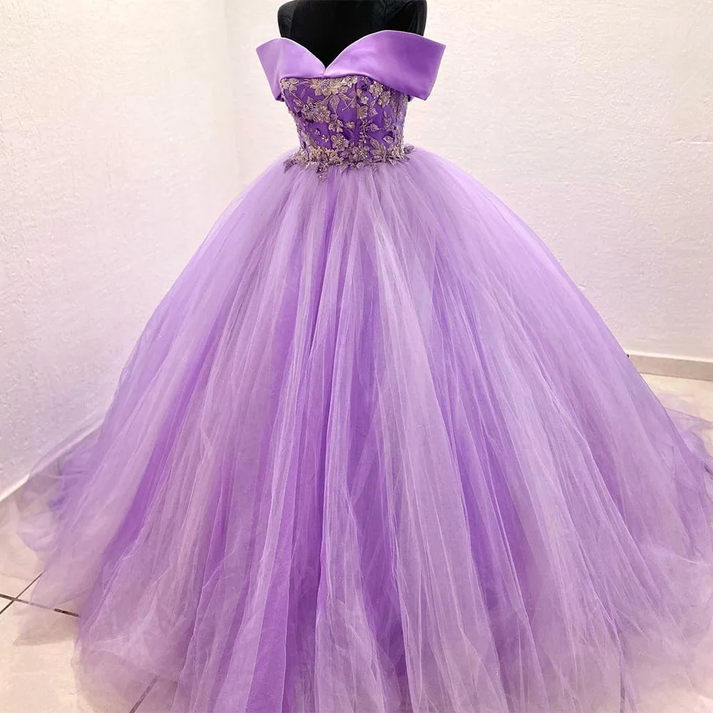 

Великолепное бальное платье, платья для Quinceanera, женское официальное платье с открытыми плечами, платье принцессы на день рождения