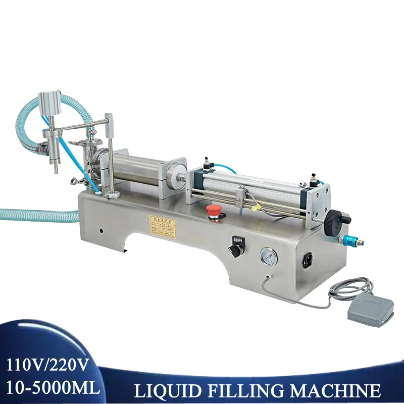 

Pneumatic Liquid Filling Machine Washing Liquid Dishwashing Quantitative Packaging Machine Lubricating Oil Filling Machine