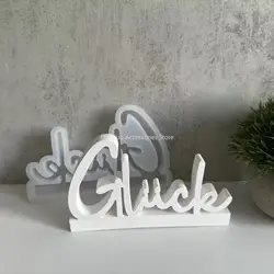 Alphabet Arrangement Silicone Mold Alphabet Furniture Arrangement Plaster Moulds Resin Casting Molds Making Kit Supply