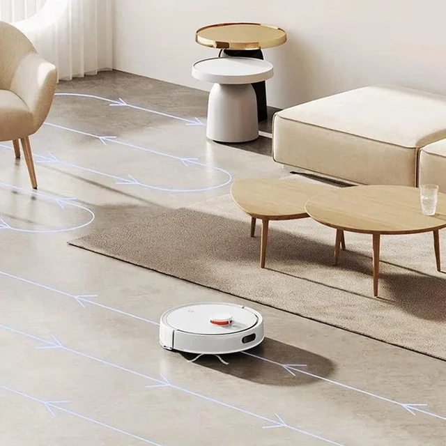 XIAOMI MIJIA Robot Vacuum Mop 3C Enhanced Version 5000Pa Big Suction Vacuum Cleaner Smart Laser Navigation Automatic Sweeper 4