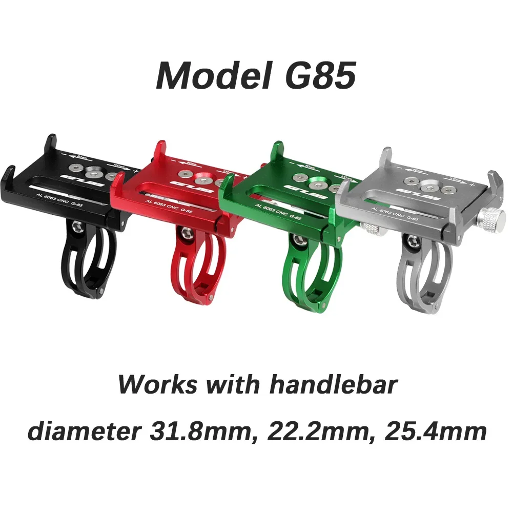 GUB Bike Moible Phone Holder G85 Mount Bracket Smartphone Aluminum Tight Metal MTB Bicycle for Samsung Huawei Xiaomi Iphone G95