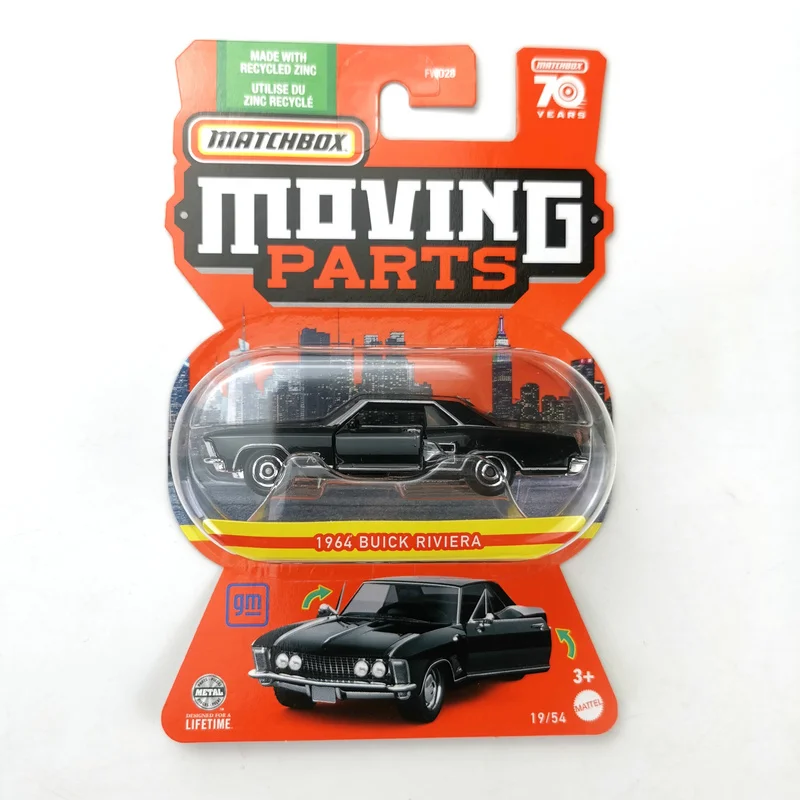 

2023 Matchbox Moving Parts 1964 BUICK RIVIERA 1/64 Die-cast Collection Model FWD28