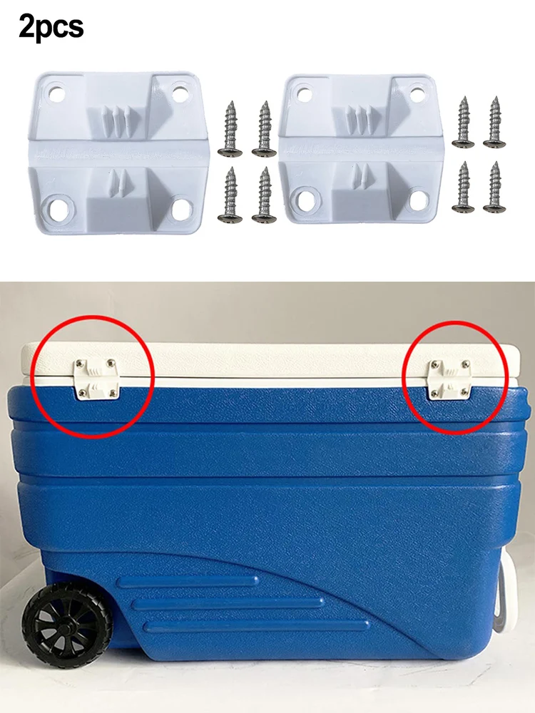 2PcsCoolerHingeKitInsulationBoxGeneralPlasticHingesKitFor