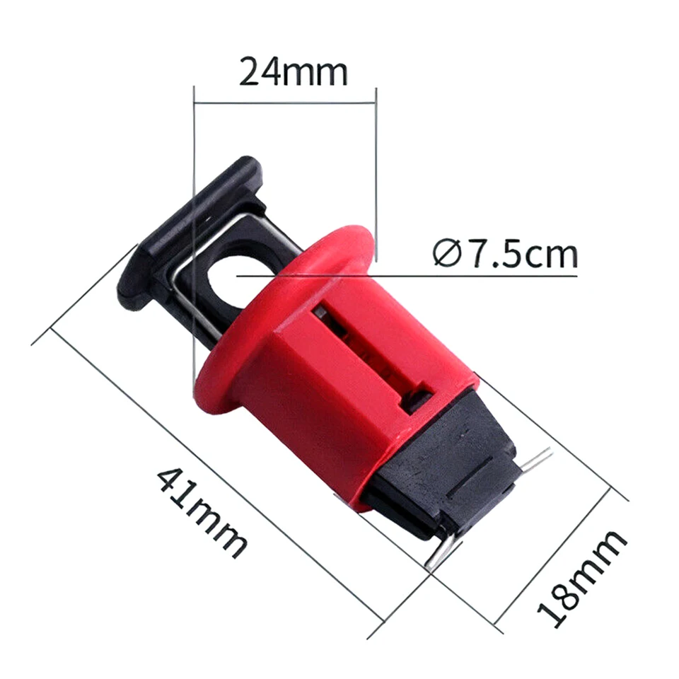 Kit De Cadenas LOTO Pour Disjoncteurs (MCB) - Bloqueurs D'entrée/sortie Et Large, Marque Lockout Lock