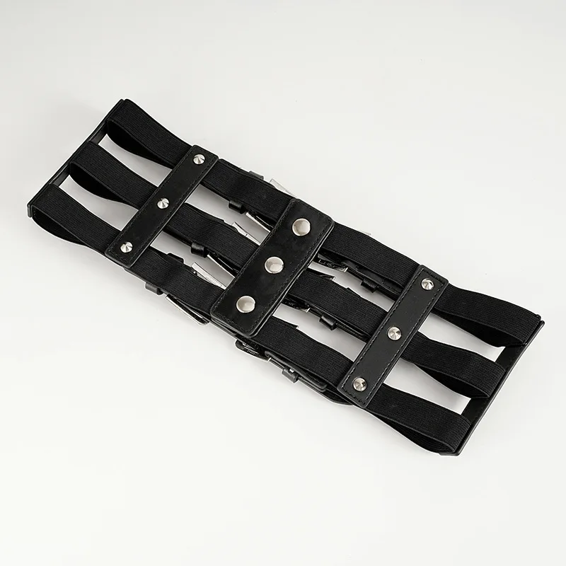 New Luxury Ladies Wide Belt Elastic Vintage Buckle Leather Wide Fashion Wild Pin Buckle Women's Belt Waist Seal Belt