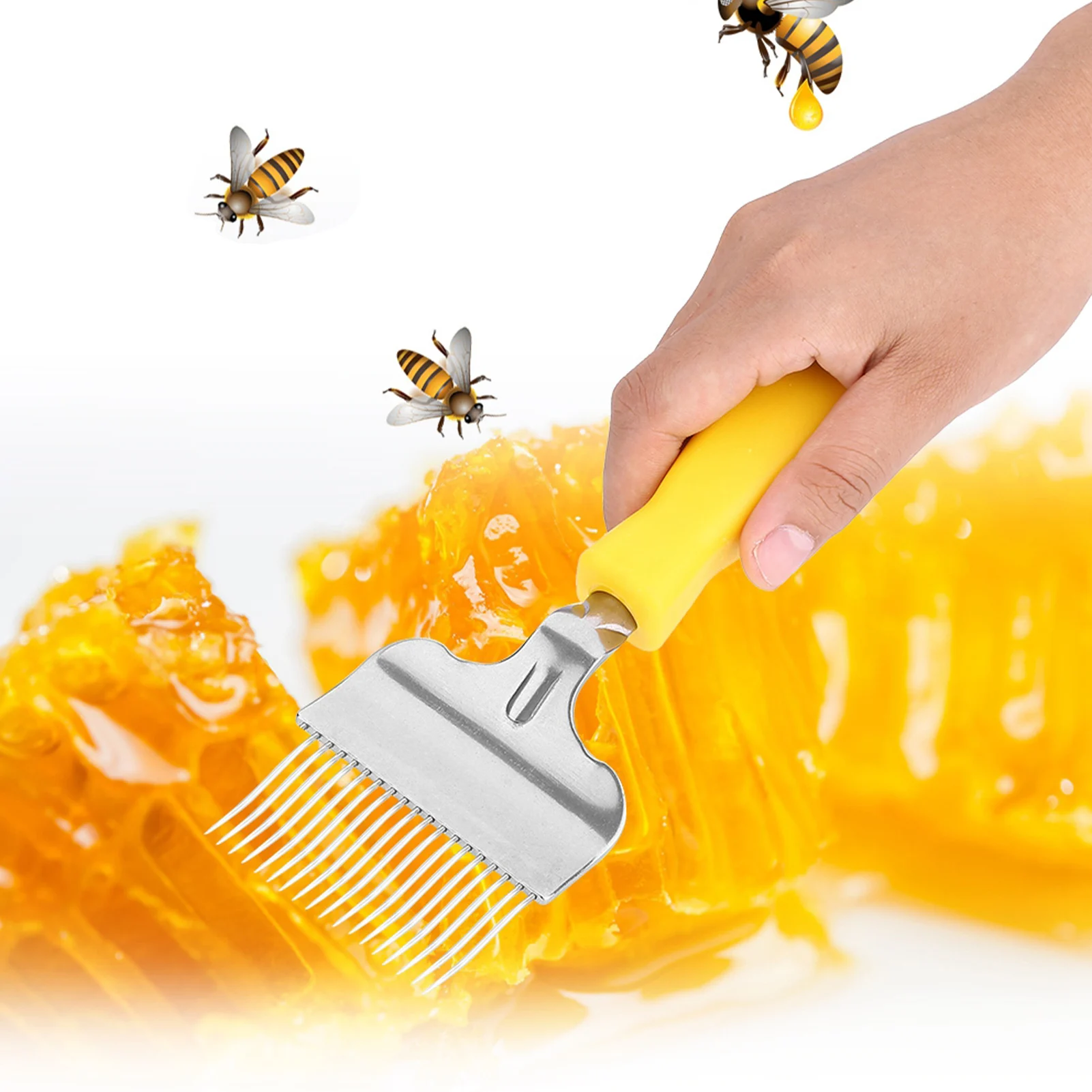 Stainless Steel Honey Comb Bee Keeping Stainless Steel Honey Comb Beekeeping Tine Uncapping Fork Hive Tine Uncapping Fork Hive