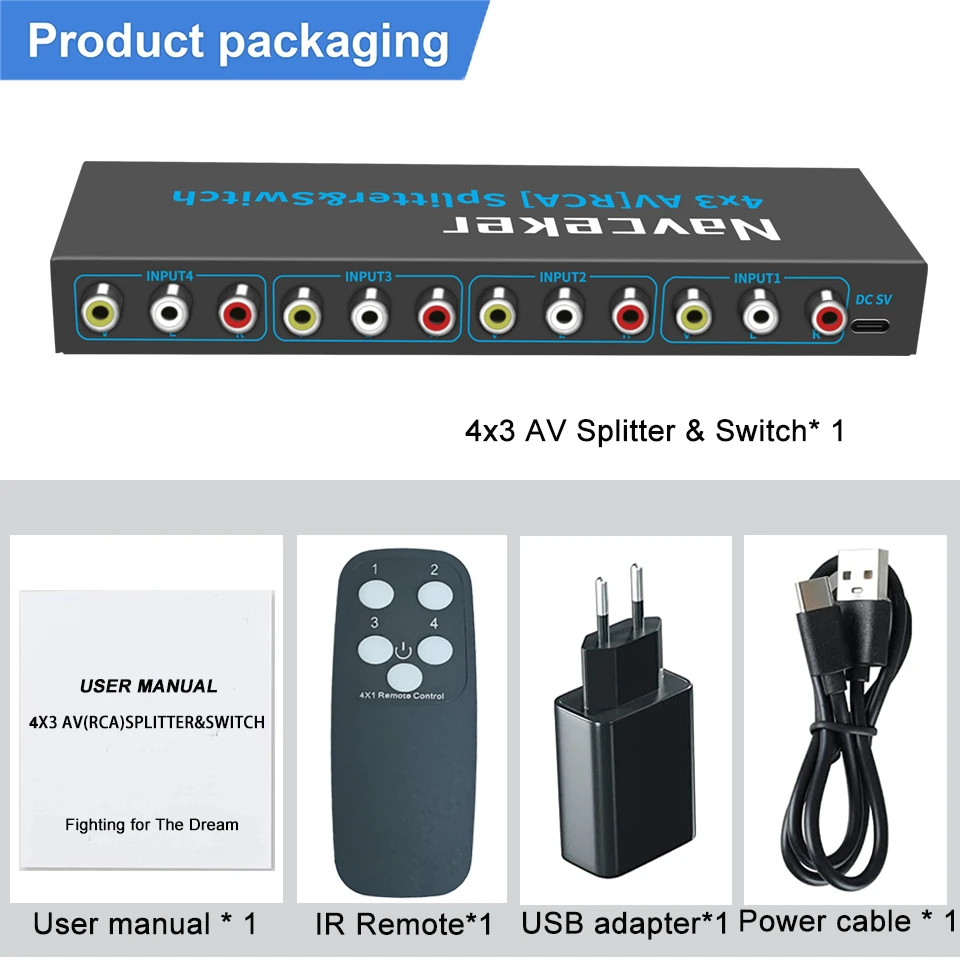 RCA AV ġ ø ڽ, HDTV LCD DVD 3 RCA ó 4  1 Ϳ, AV   ȣ ռ, 4  3 ƿ, 2023 Ʈ