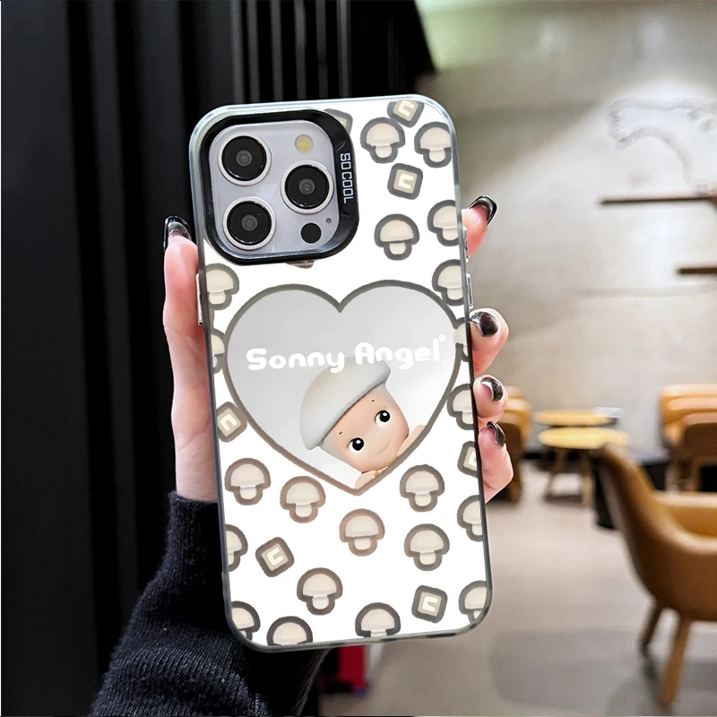 thumbnail image 1 of Funda protectora a prueba de golpes para iPhone, carcasa de protección trasera con diseño de s-katarina Angel para iPhone 16, 15, 14, 13, 12, 11 Pro Max, XS, X, XR, 8, 7 Plus, SE 2020, 1 of 5