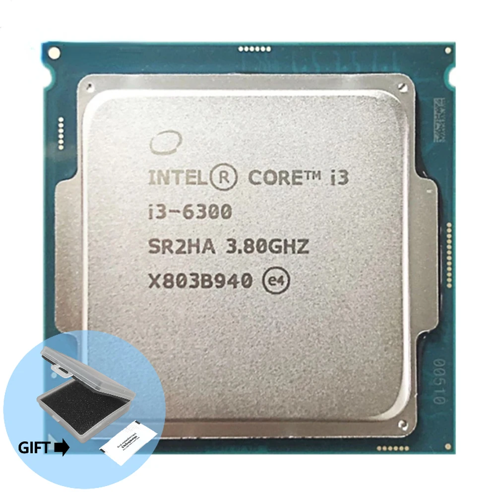 Procesador Intel Core i3 6300 i3 6300 3,8 GHz, CPU de doble núcleo ...