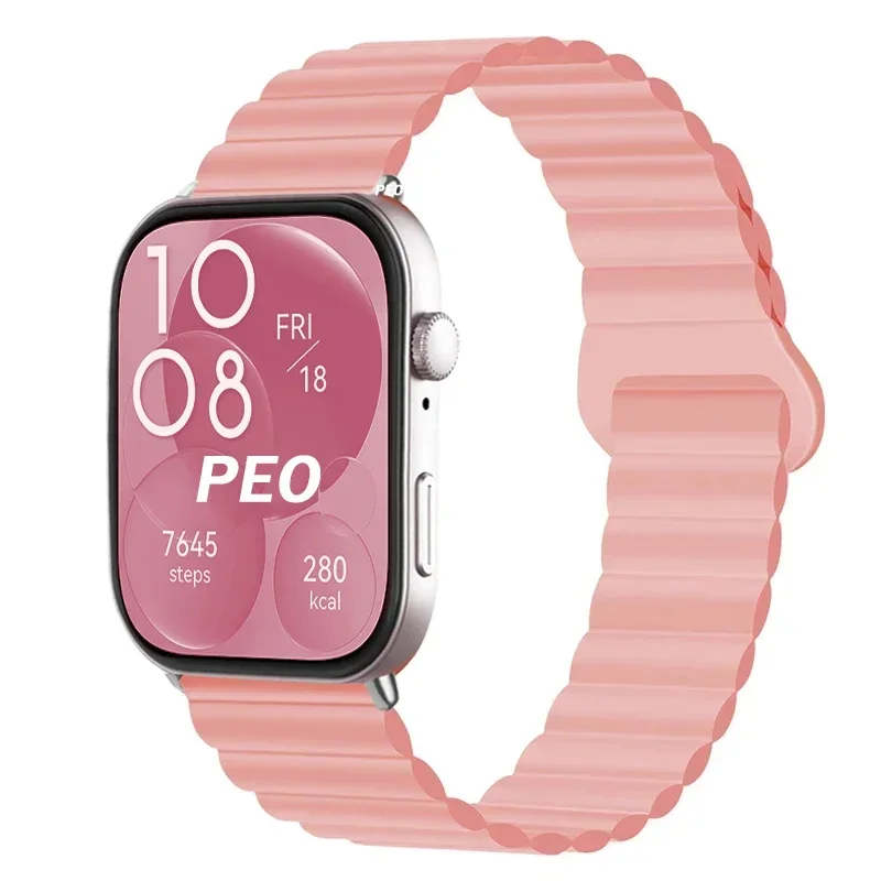 Magnetic Silicone Sport Band - Waterproof Watch Strap Bracelet Accessories
